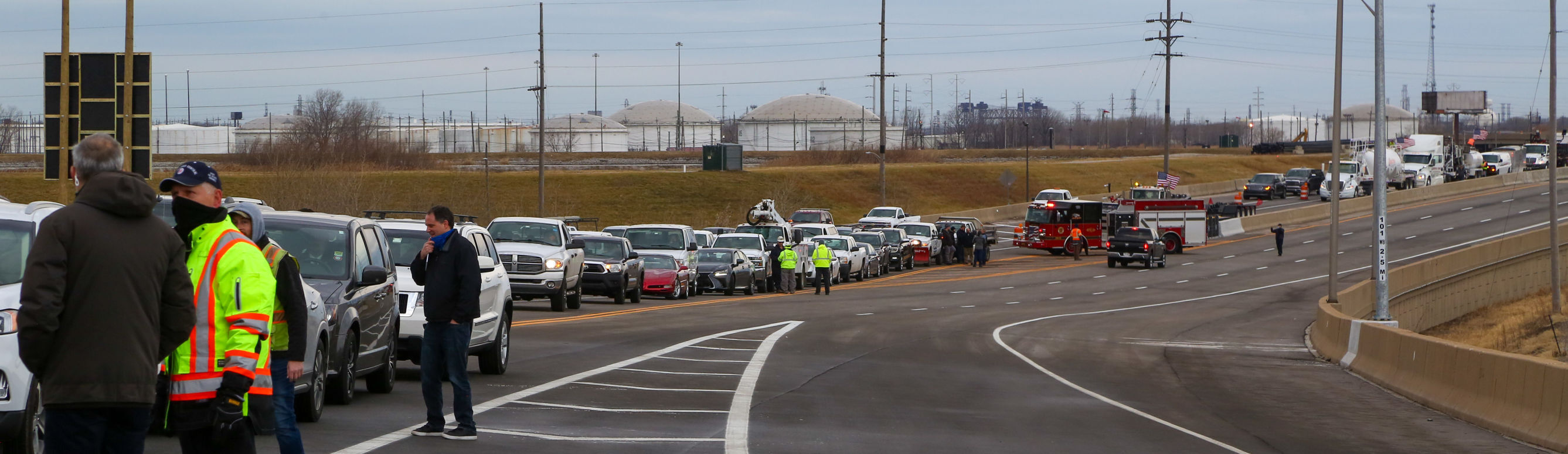 Opening of new Cline Avenue Bridge